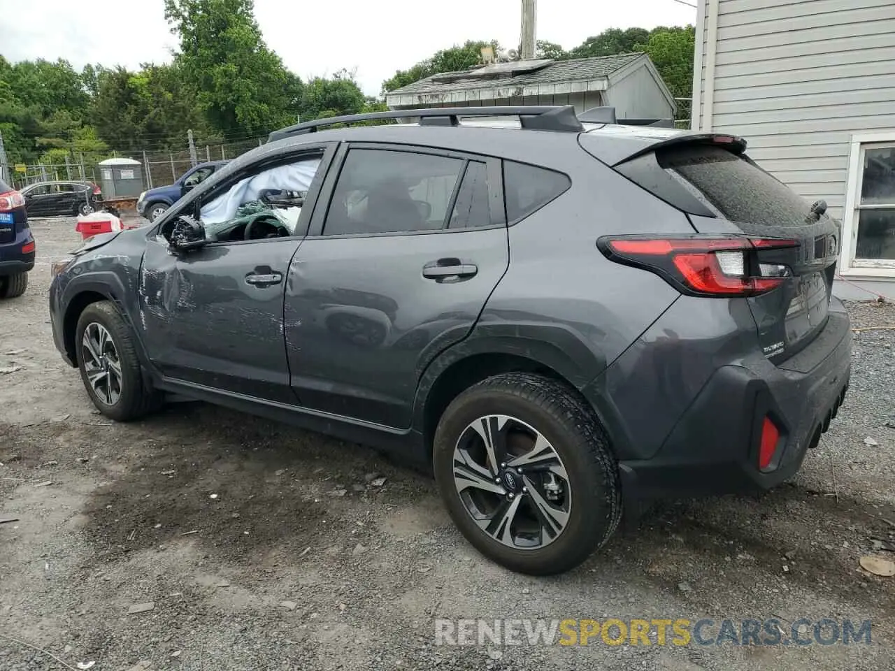 2 fotografías del automóvil dañado JF2GUADC3R8204885 SUBARU CROSSTREK 2024