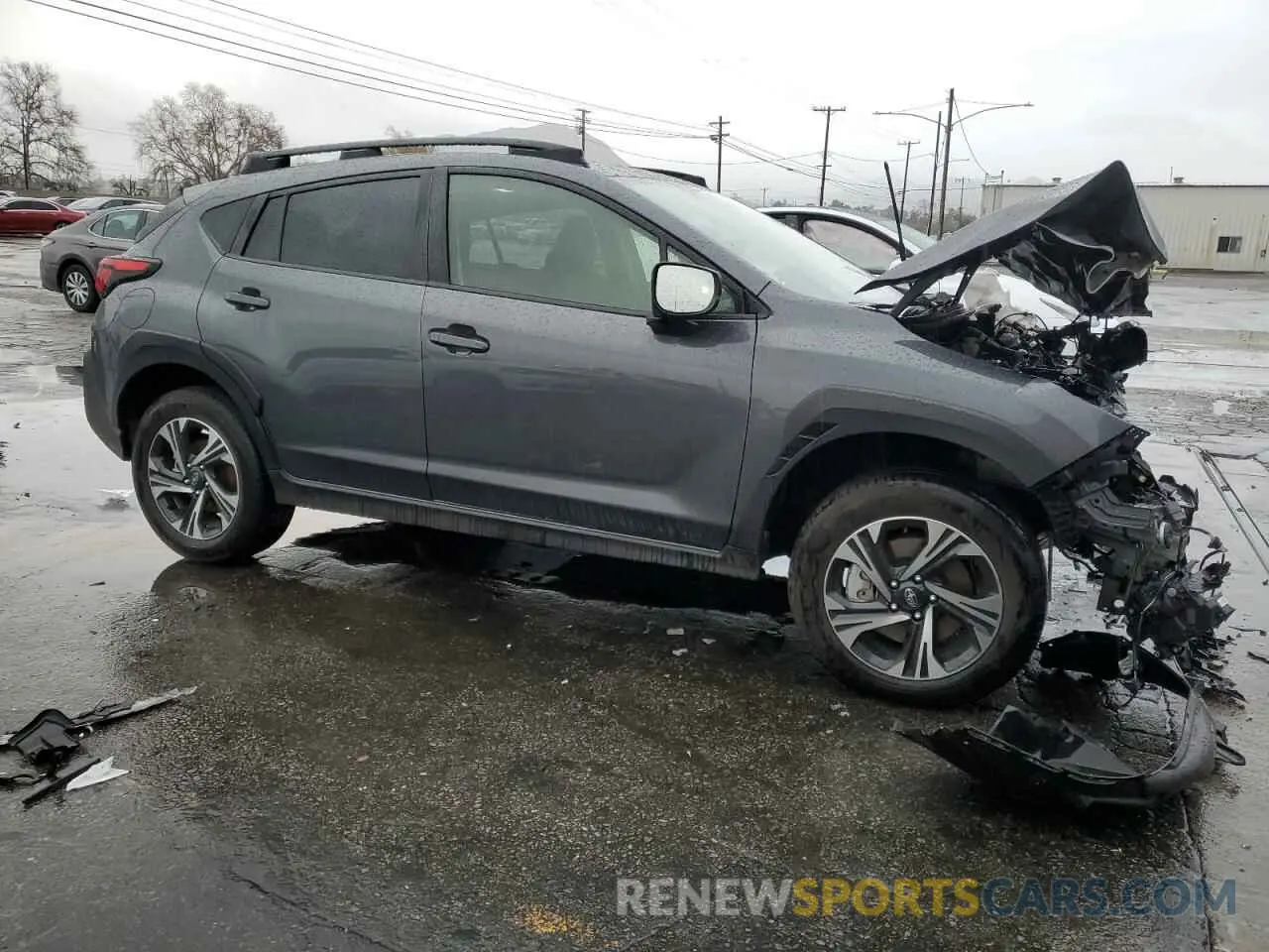 4 fotografías del automóvil dañado JF2GUADC3R8299660 SUBARU CROSSTREK 2024