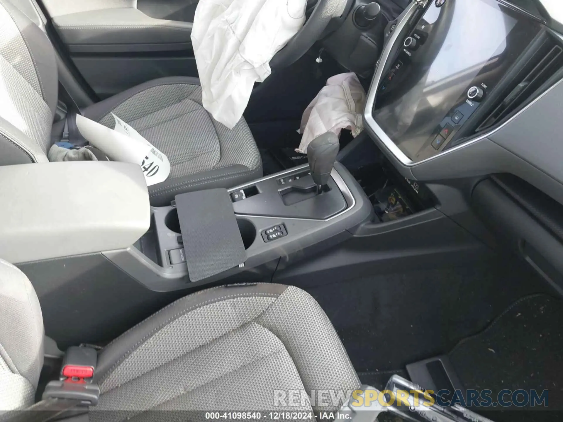 5 fotografías del automóvil dañado JF2GUADC3R8883055 SUBARU CROSSTREK 2024