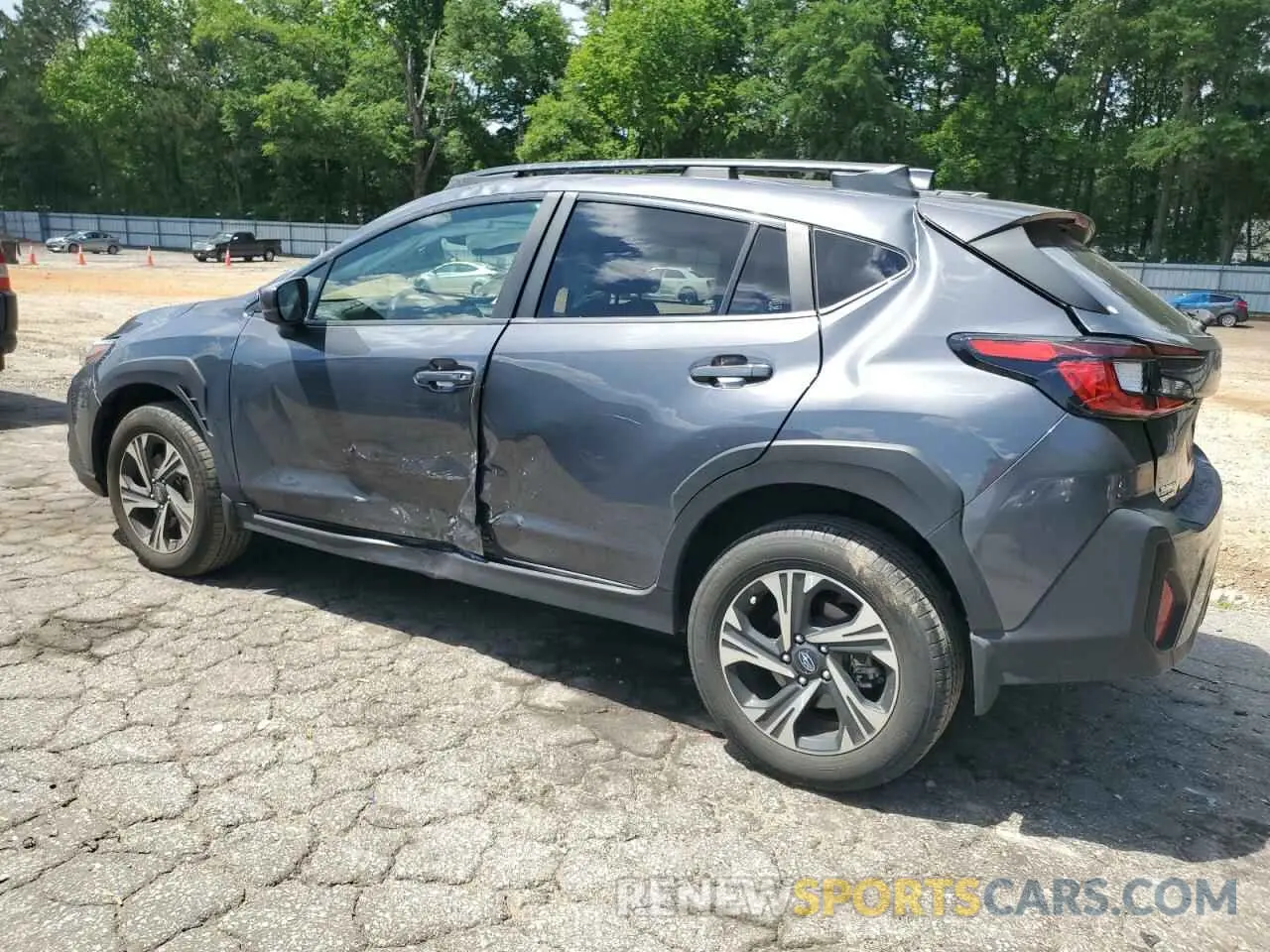 2 fotografías del automóvil dañado JF2GUADC3RH208614 SUBARU CROSSTREK 2024