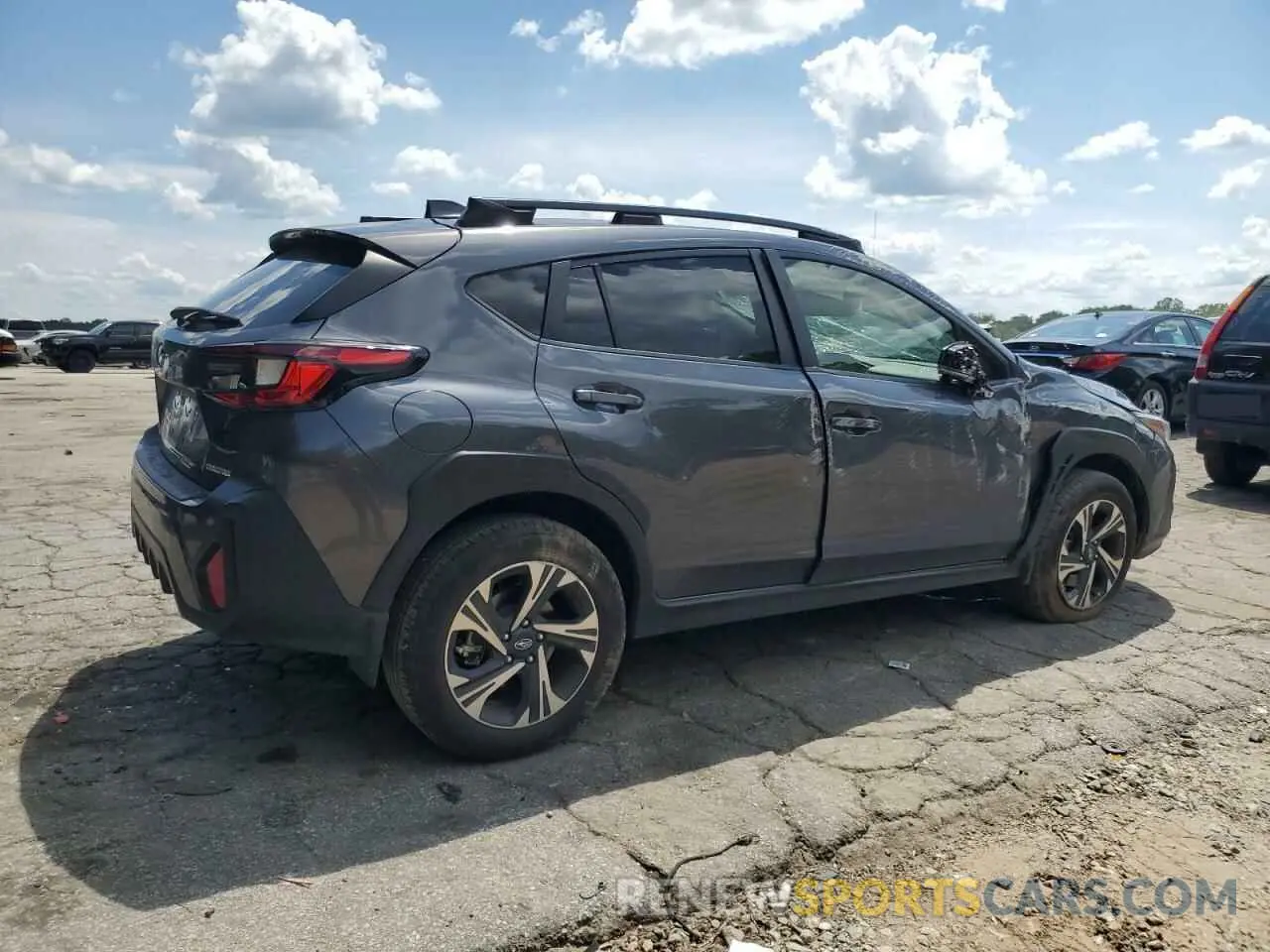 3 fotografías del automóvil dañado JF2GUADC3RH208614 SUBARU CROSSTREK 2024