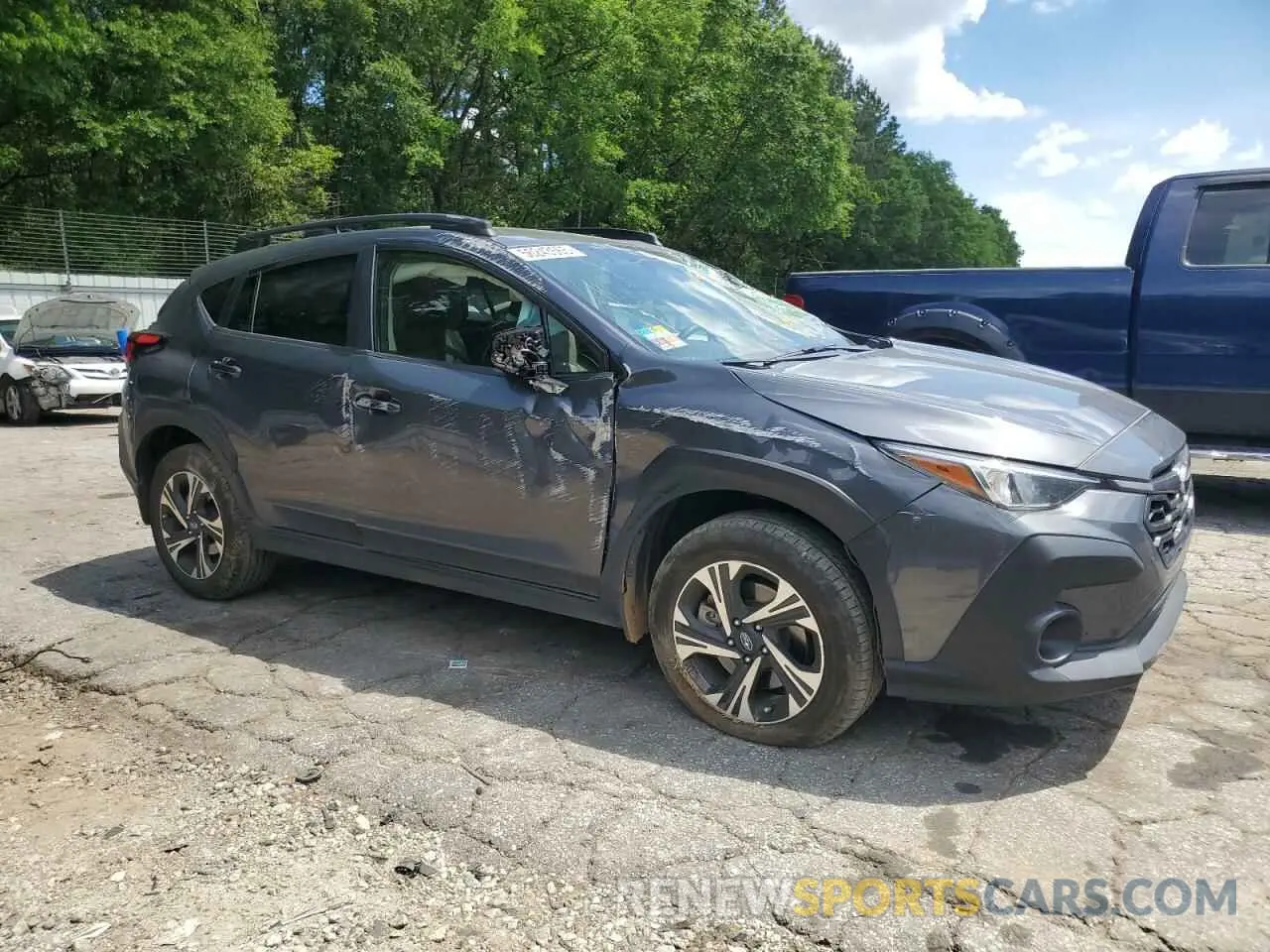4 fotografías del automóvil dañado JF2GUADC3RH208614 SUBARU CROSSTREK 2024