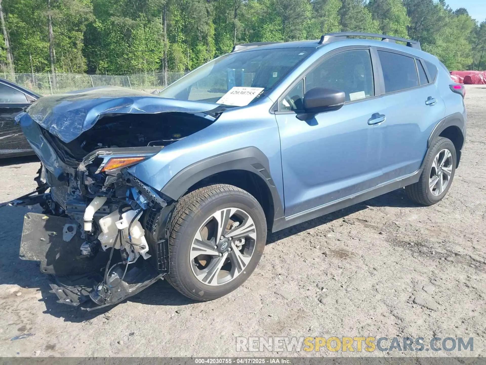2 fotografías del automóvil dañado JF2GUADC3RH222948 SUBARU CROSSTREK 2024