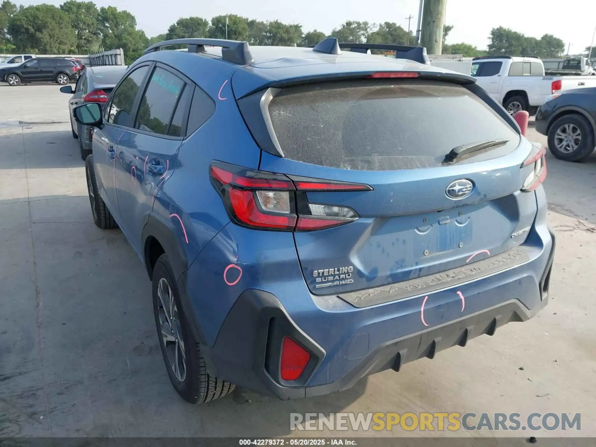 3 fotografías del automóvil dañado JF2GUADC3RH292417 SUBARU CROSSTREK 2024