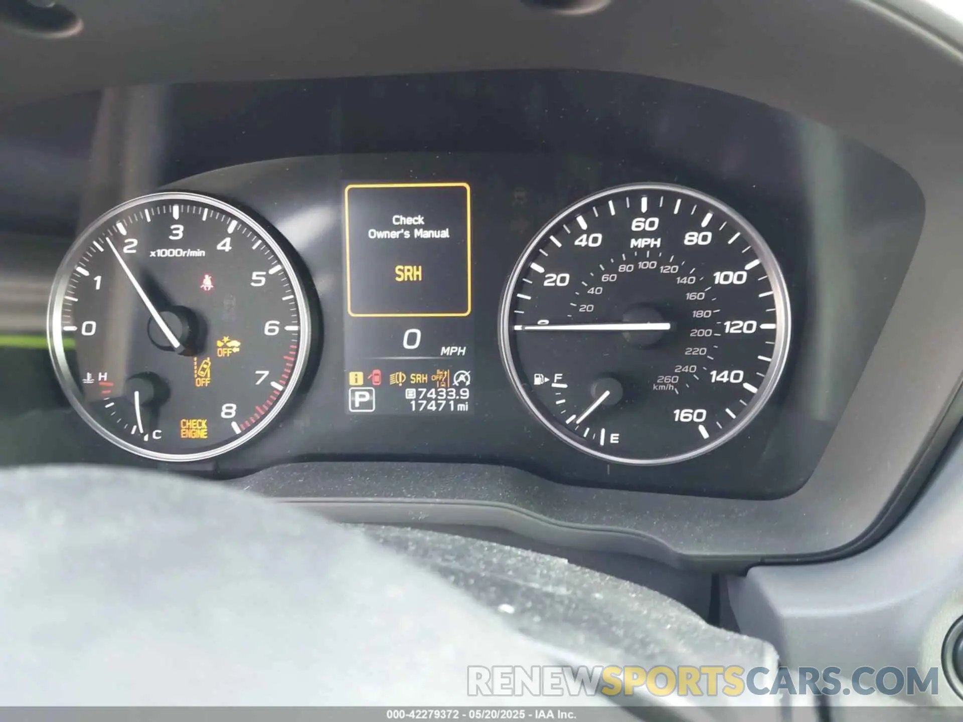 7 fotografías del automóvil dañado JF2GUADC3RH292417 SUBARU CROSSTREK 2024