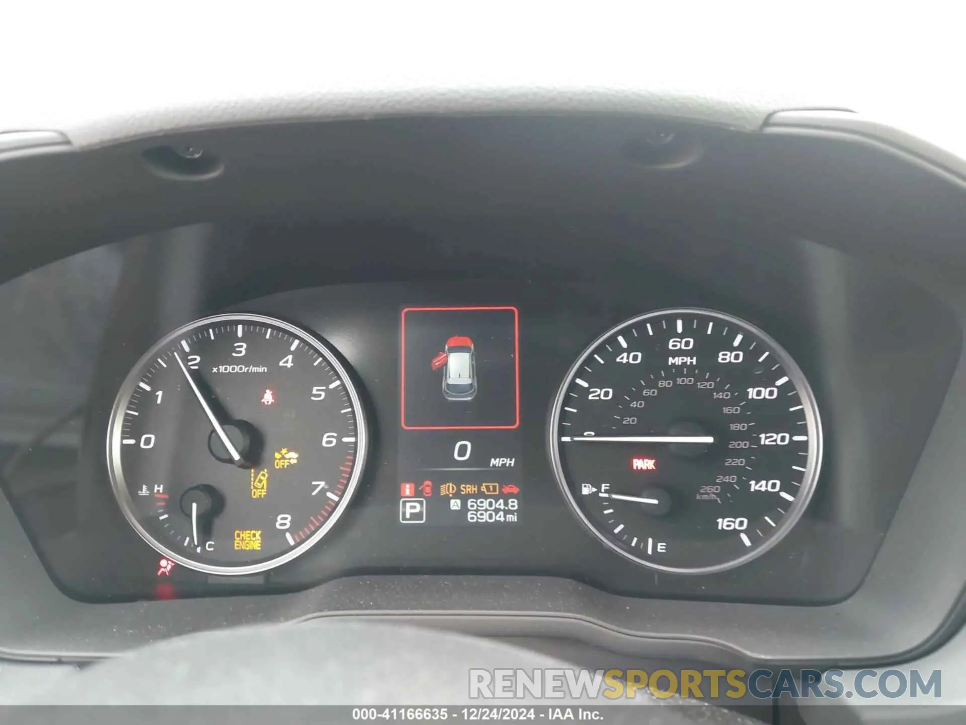 7 fotografías del automóvil dañado JF2GUADC3RH380352 SUBARU CROSSTREK 2024