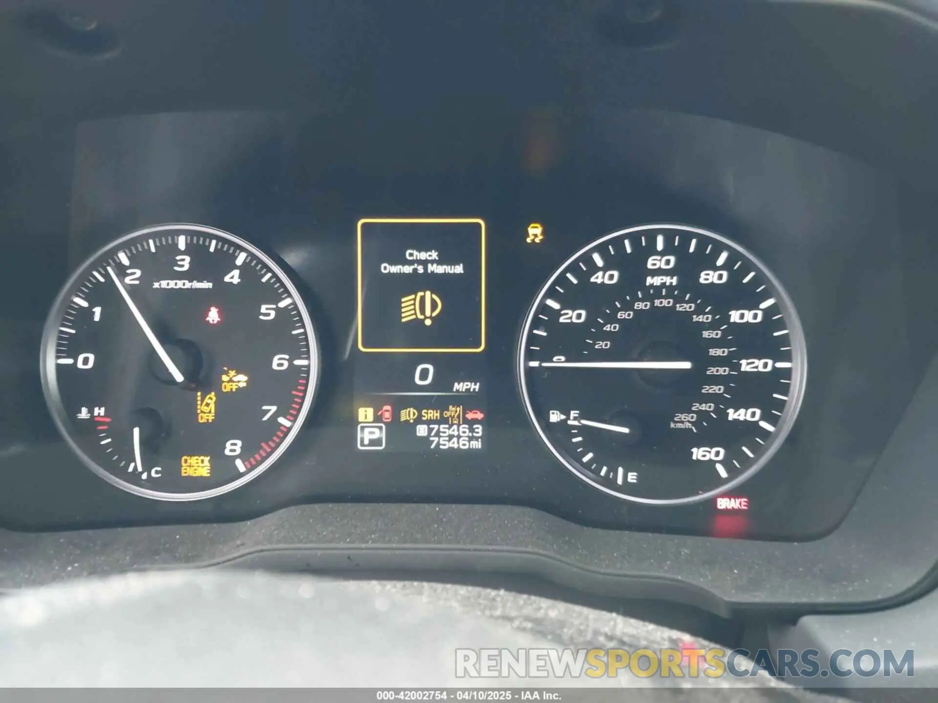 7 fotografías del automóvil dañado JF2GUADC3RH387480 SUBARU CROSSTREK 2024