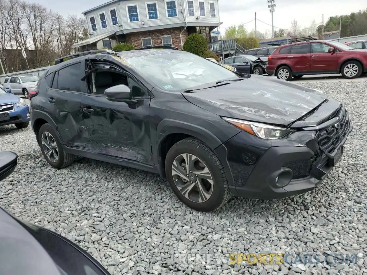 4 fotografías del automóvil dañado JF2GUADC3RH900307 SUBARU CROSSTREK 2024