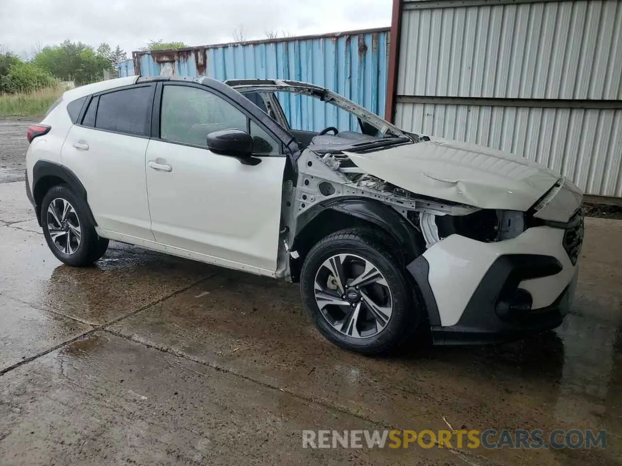 4 fotografías del automóvil dañado JF2GUADC4R8266800 SUBARU CROSSTREK 2024