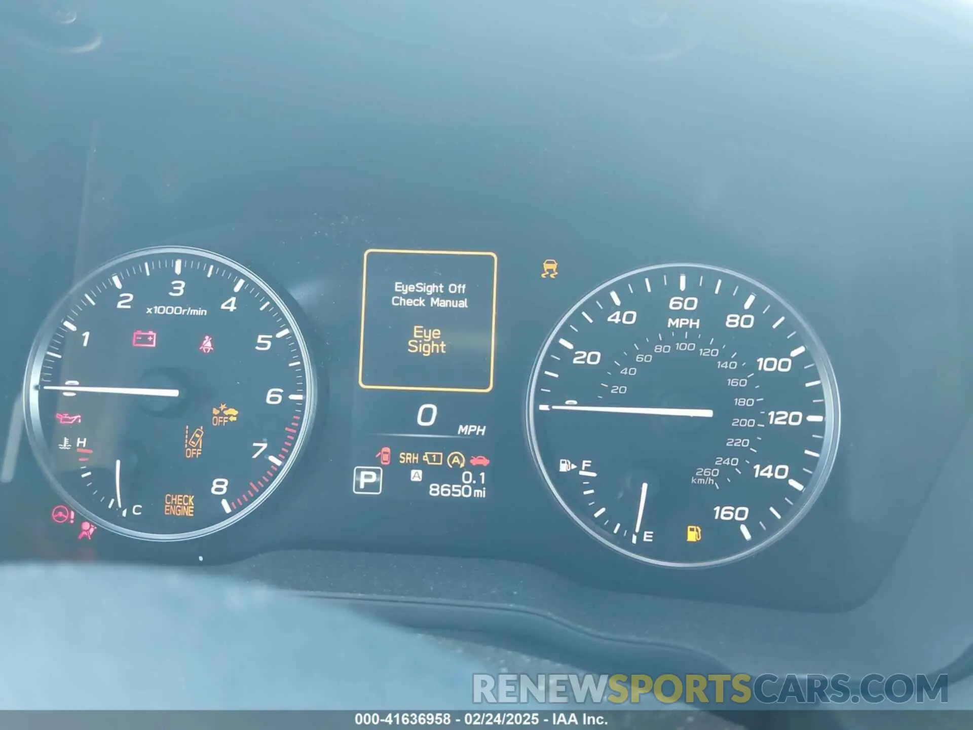 7 fotografías del automóvil dañado JF2GUADC4R8851019 SUBARU CROSSTREK 2024