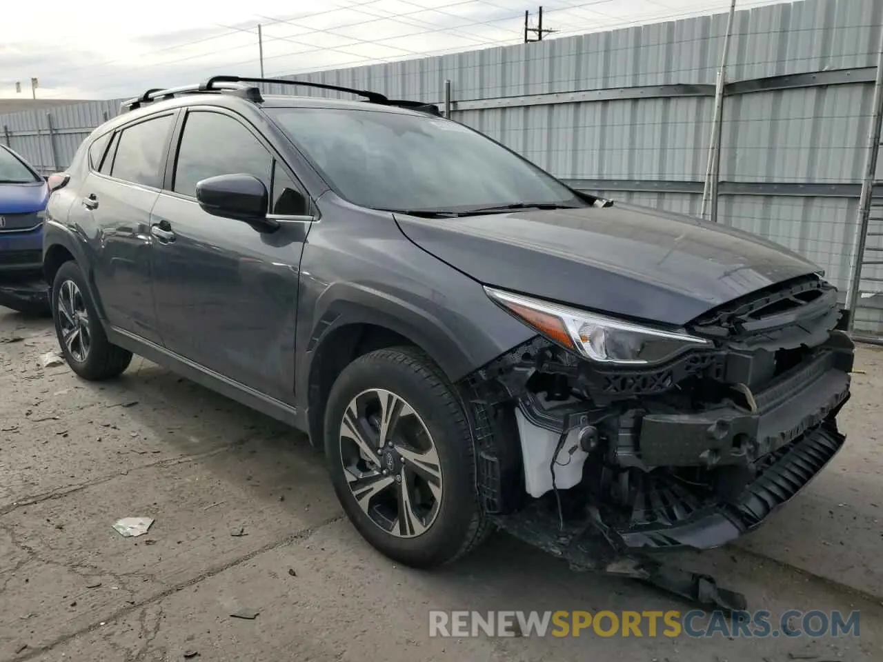 4 fotografías del automóvil dañado JF2GUADC4R8875689 SUBARU CROSSTREK 2024