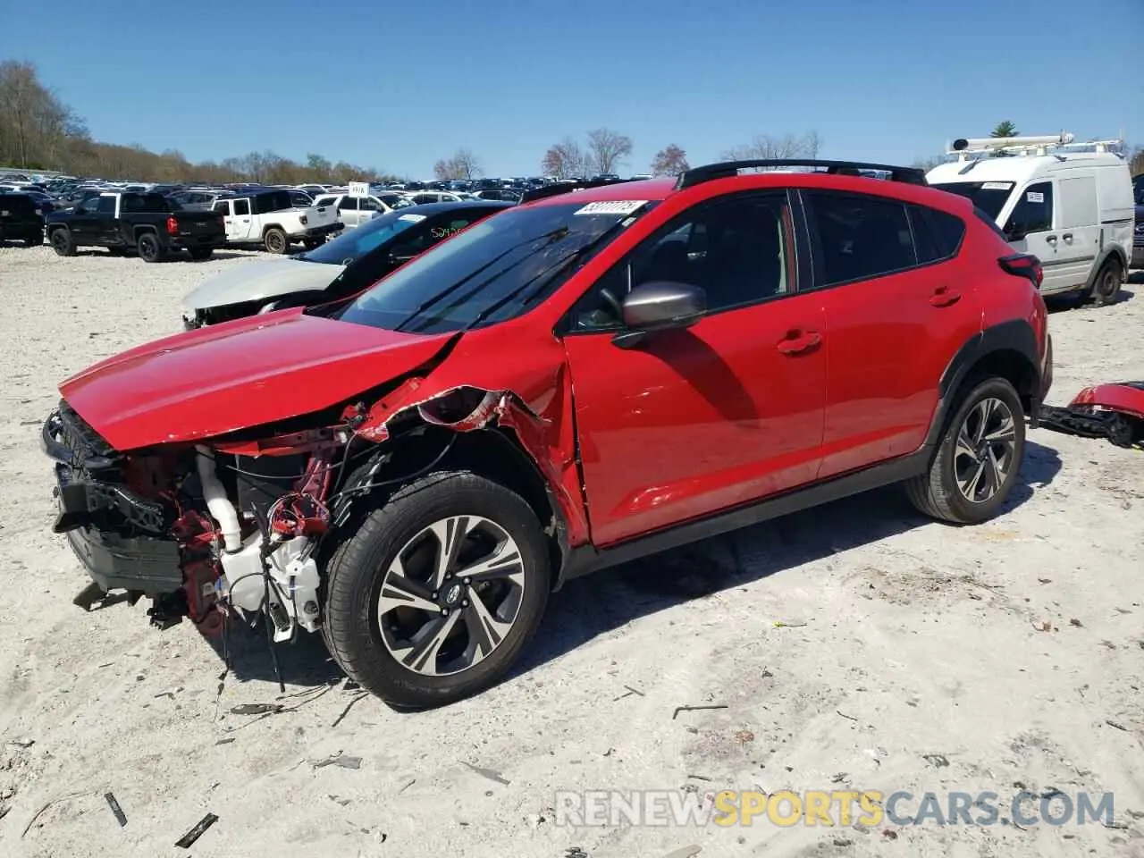 1 fotografías del automóvil dañado JF2GUADC5RH213331 SUBARU CROSSTREK 2024