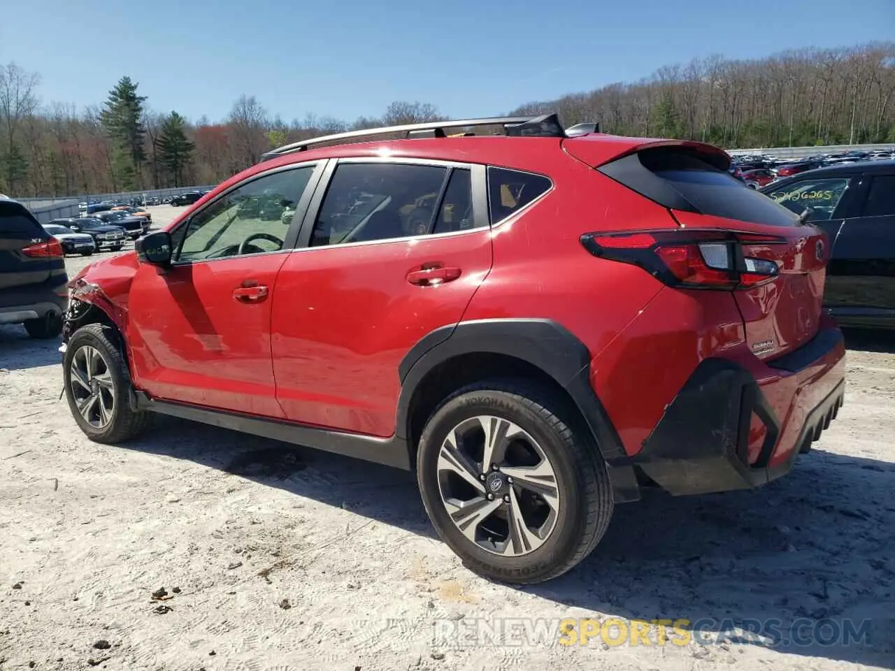 2 fotografías del automóvil dañado JF2GUADC5RH213331 SUBARU CROSSTREK 2024