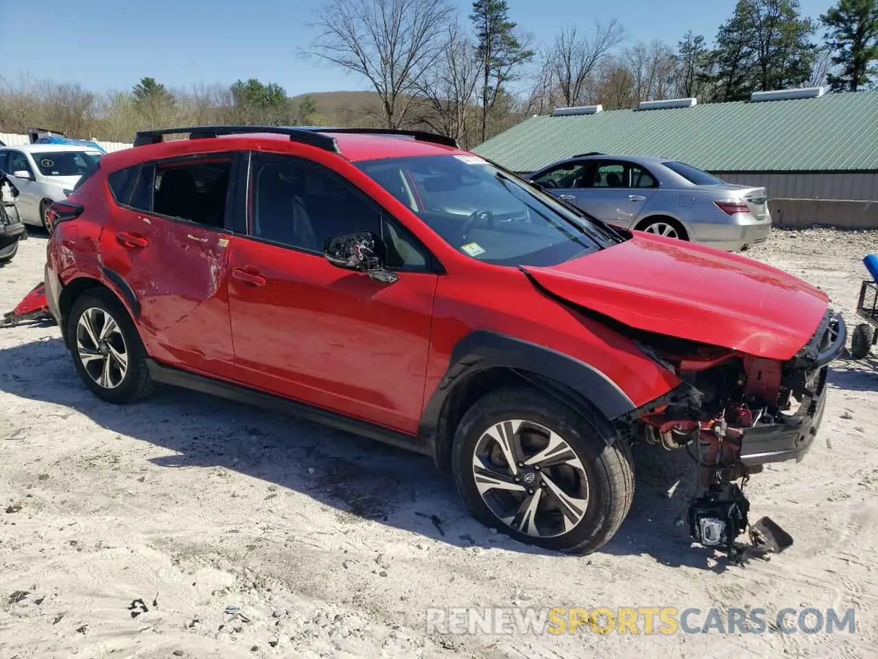 4 fotografías del automóvil dañado JF2GUADC5RH213331 SUBARU CROSSTREK 2024