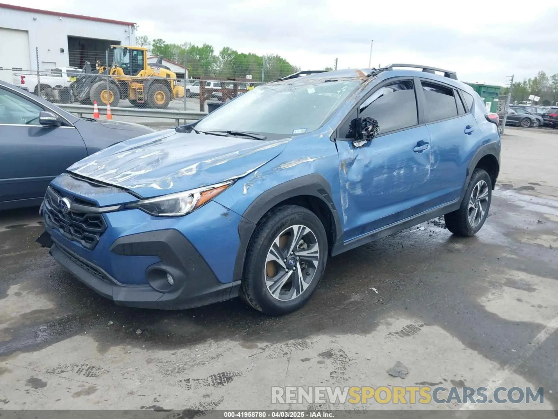 2 fotografías del automóvil dañado JF2GUADC5RH311520 SUBARU CROSSTREK 2024