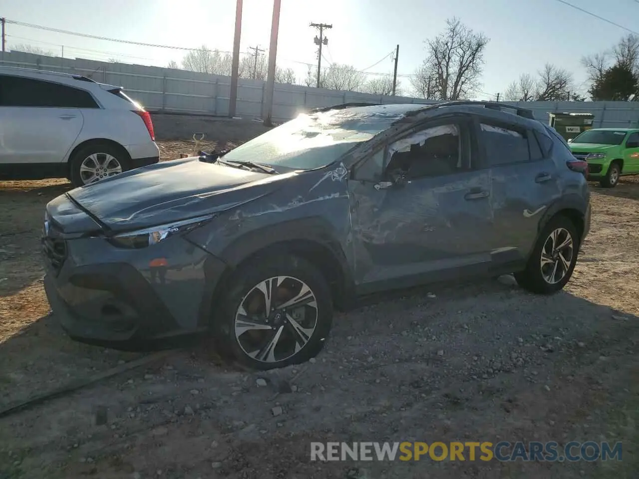 1 fotografías del automóvil dañado JF2GUADC5RH376545 SUBARU CROSSTREK 2024