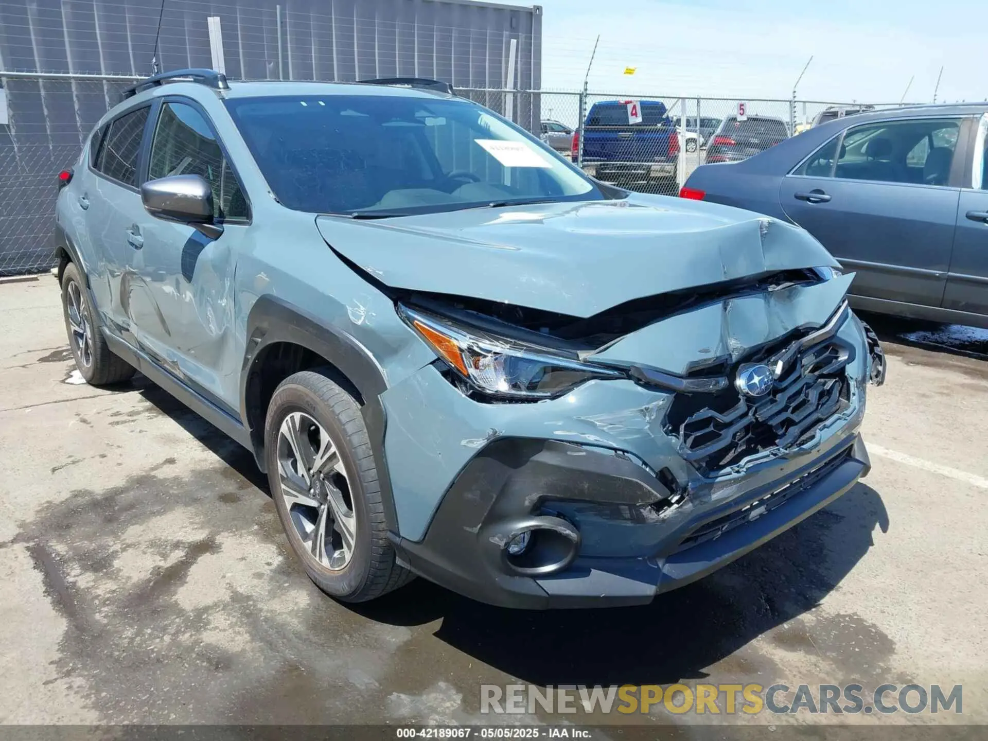 6 fotografías del automóvil dañado JF2GUADC6R8214231 SUBARU CROSSTREK 2024