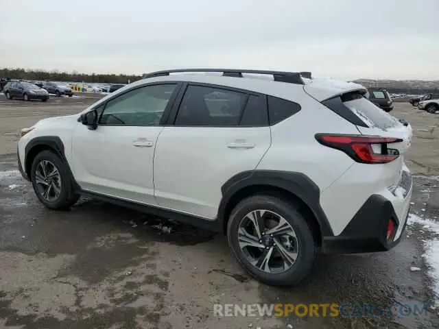 2 fotografías del automóvil dañado JF2GUADC6R8302793 SUBARU CROSSTREK 2024