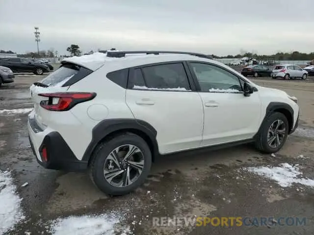 3 fotografías del automóvil dañado JF2GUADC6R8302793 SUBARU CROSSTREK 2024
