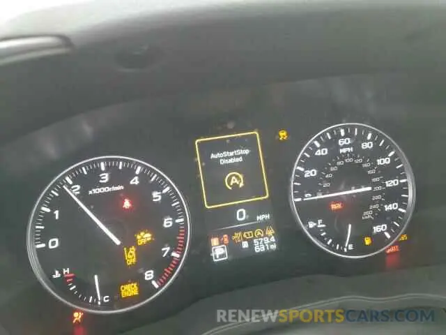 9 fotografías del automóvil dañado JF2GUADC6R8302793 SUBARU CROSSTREK 2024