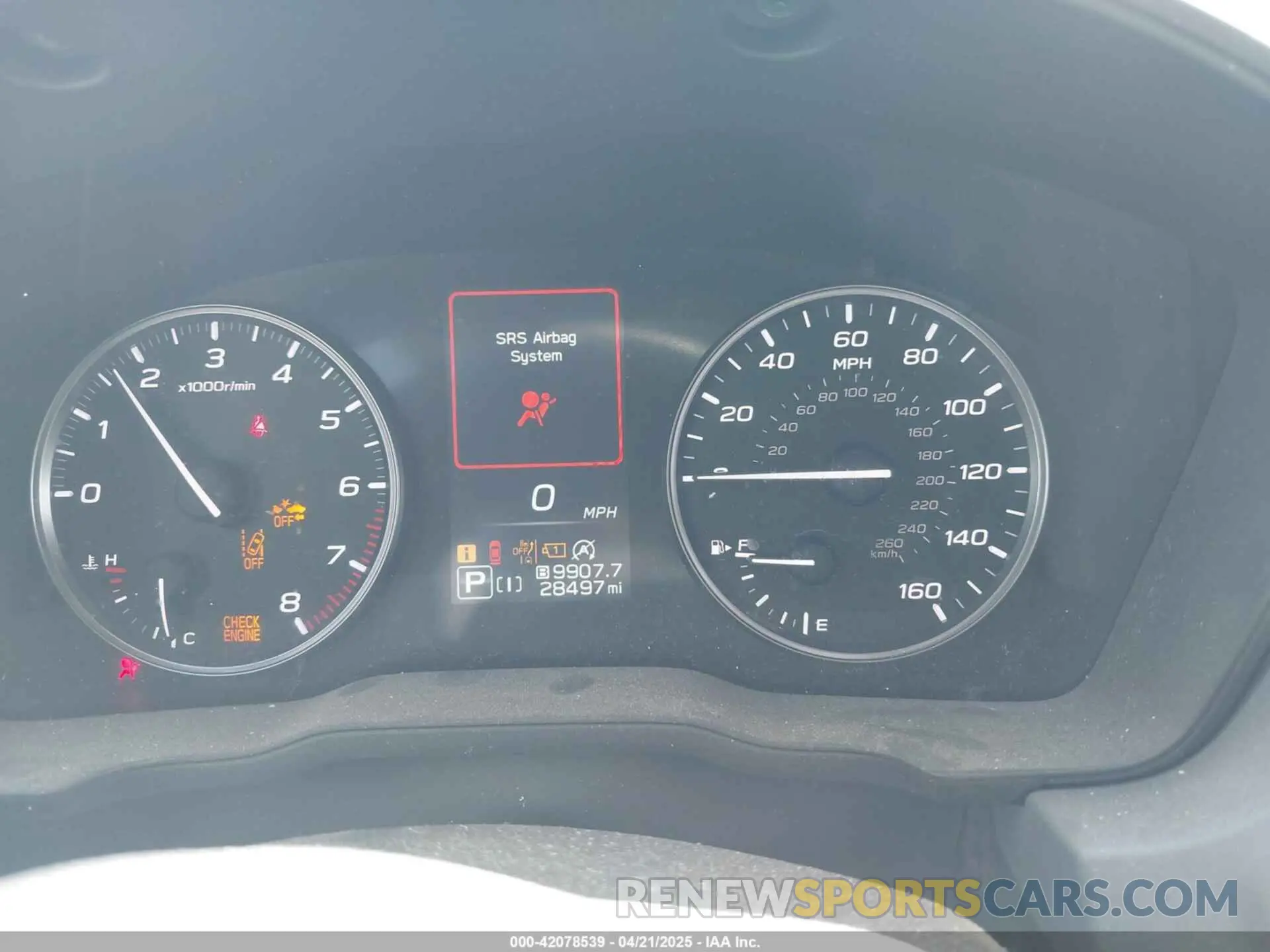 7 fotografías del automóvil dañado JF2GUADC6R8306021 SUBARU CROSSTREK 2024