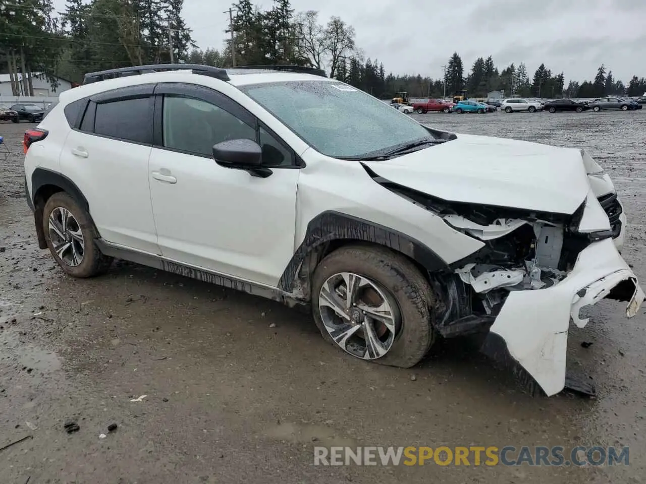 4 fotografías del automóvil dañado JF2GUADC6R8309355 SUBARU CROSSTREK 2024
