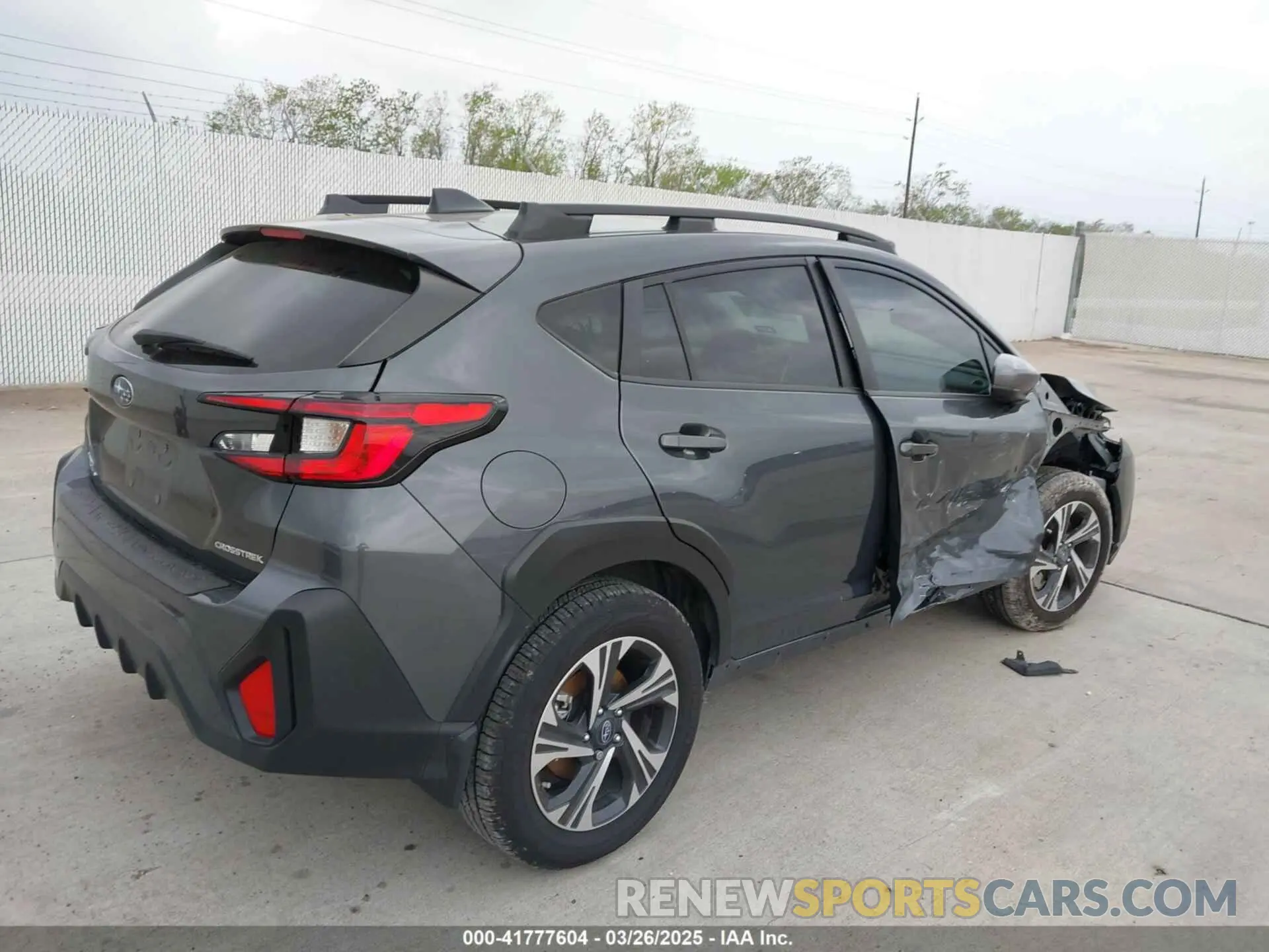 4 fotografías del automóvil dañado JF2GUADC6R8324583 SUBARU CROSSTREK 2024