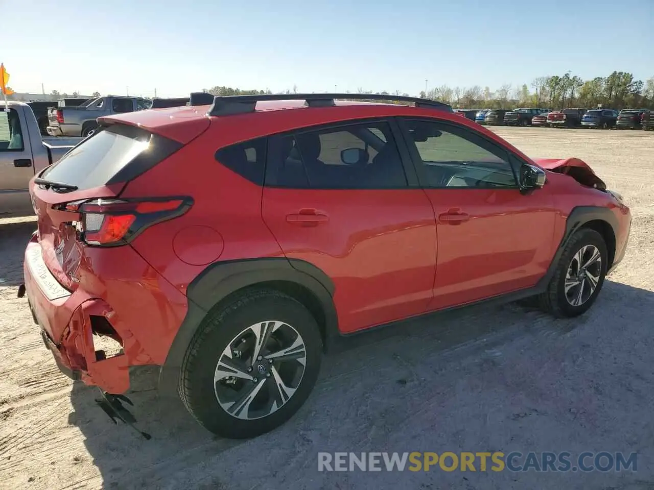 3 fotografías del automóvil dañado JF2GUADC6R8859798 SUBARU CROSSTREK 2024