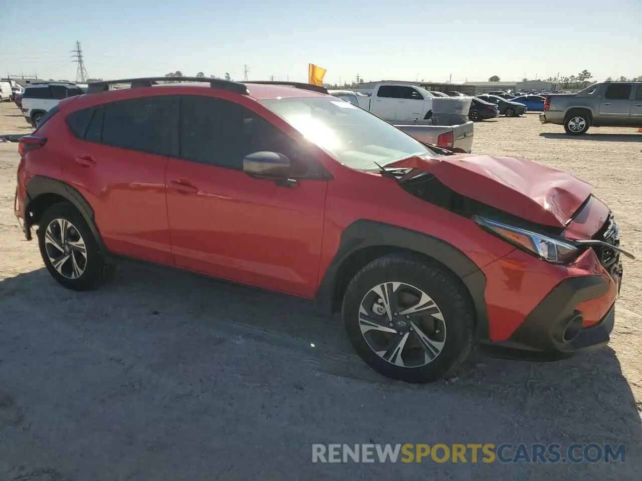 4 fotografías del automóvil dañado JF2GUADC6R8859798 SUBARU CROSSTREK 2024