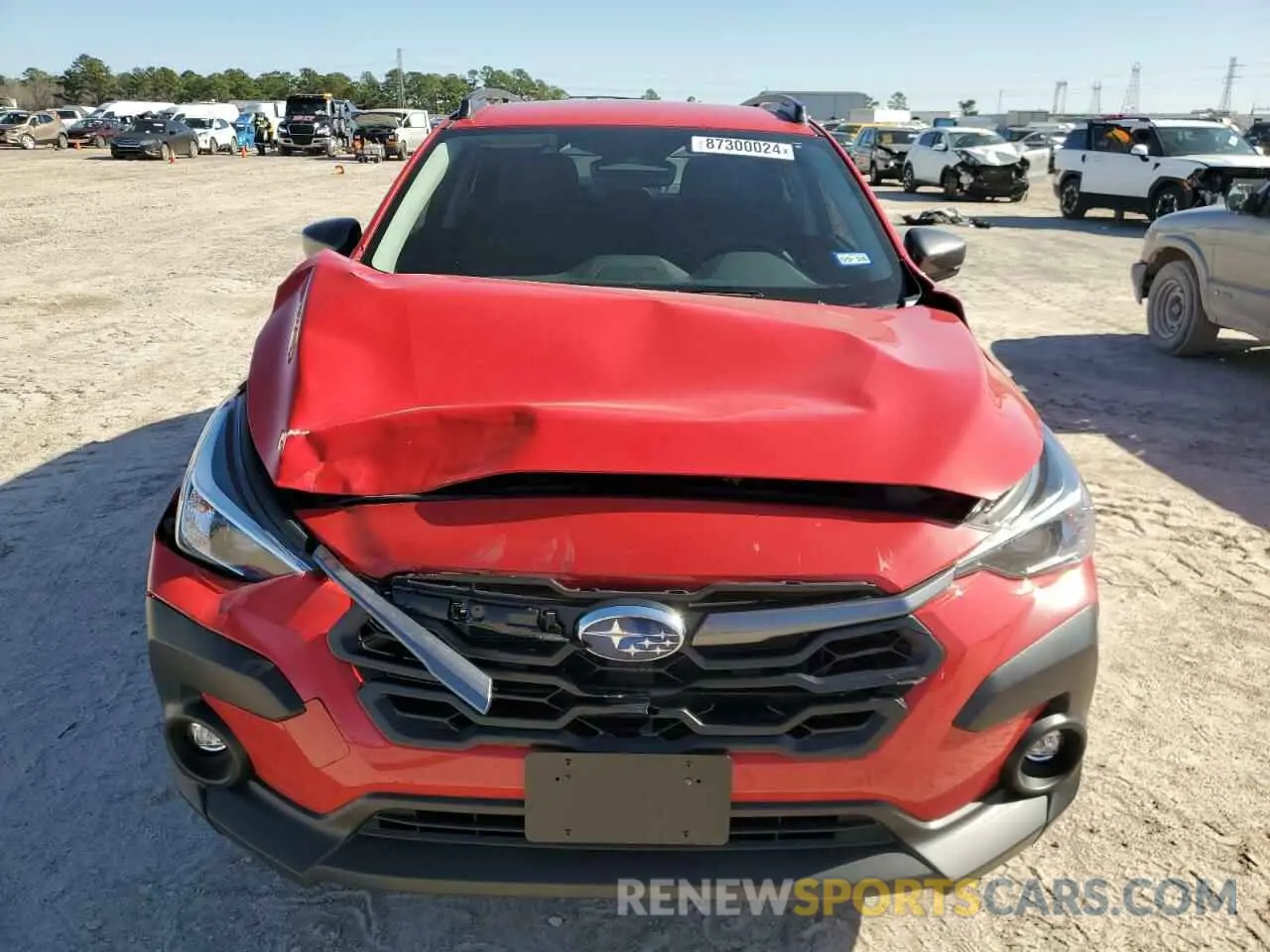 5 fotografías del automóvil dañado JF2GUADC6R8859798 SUBARU CROSSTREK 2024