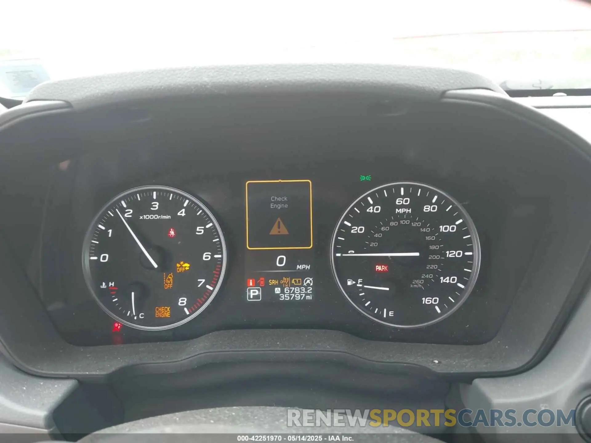 7 fotografías del automóvil dañado JF2GUADC6RH302552 SUBARU CROSSTREK 2024