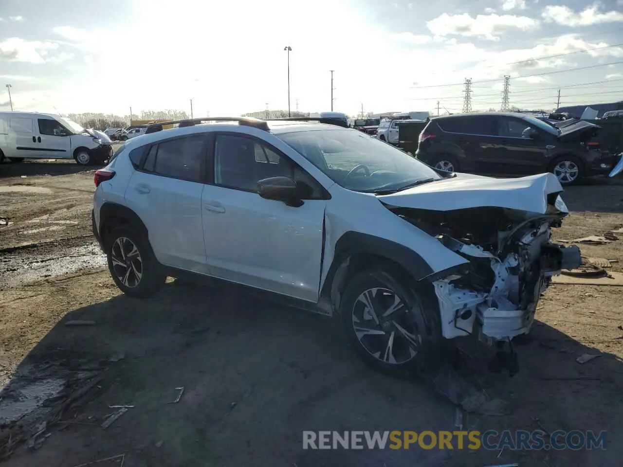 4 fotografías del automóvil dañado JF2GUADC6RH871689 SUBARU CROSSTREK 2024