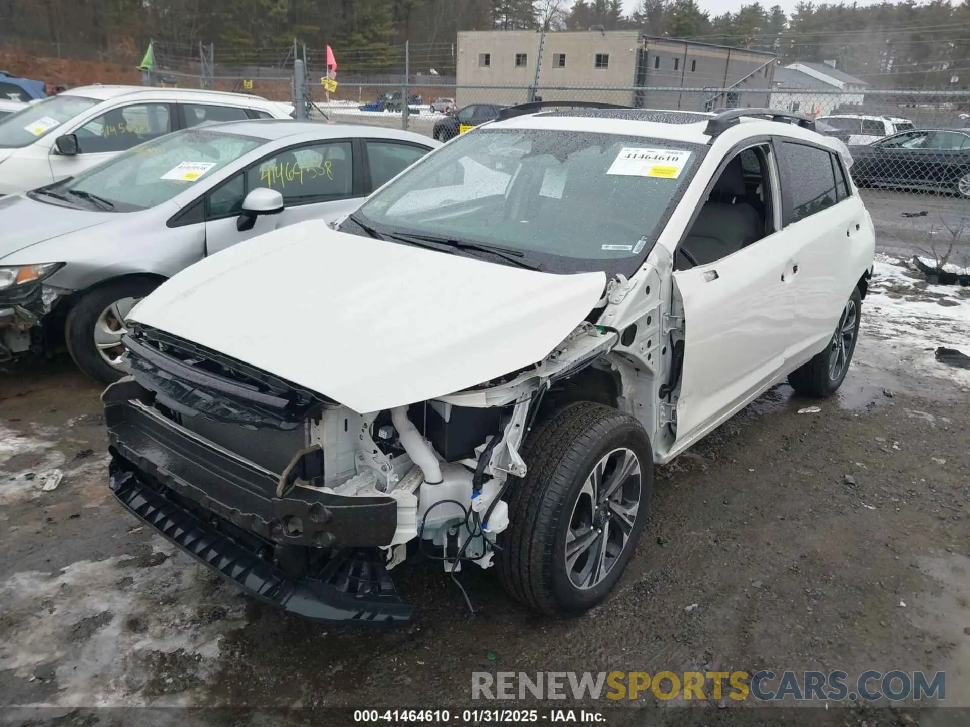 2 fotografías del automóvil dañado JF2GUADC7R8212410 SUBARU CROSSTREK 2024