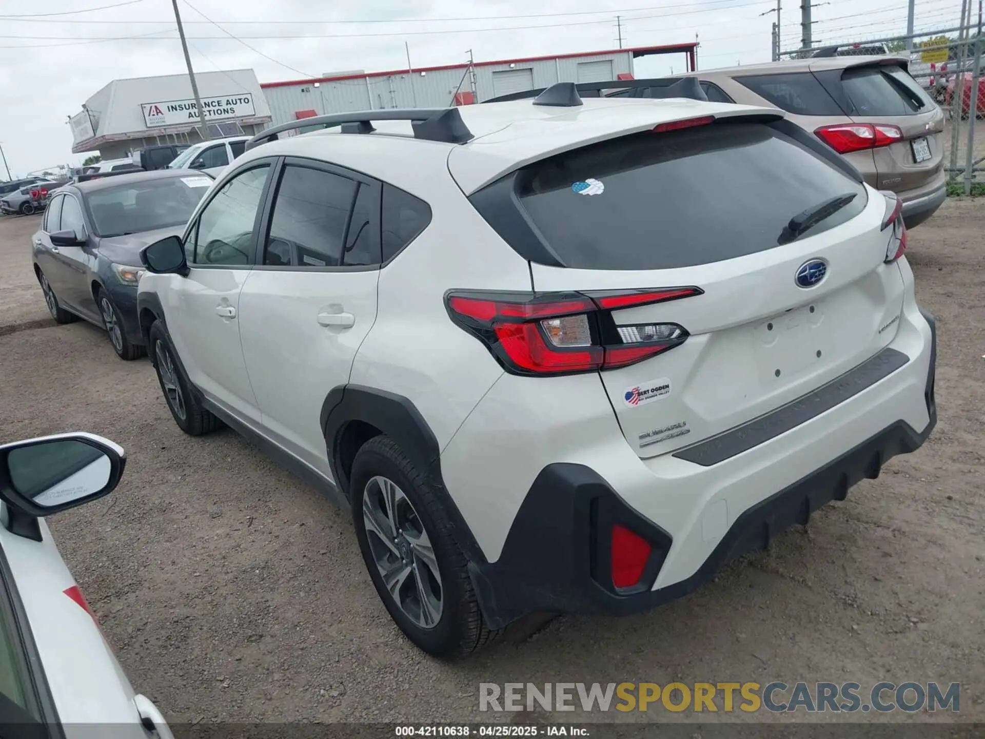 3 fotografías del automóvil dañado JF2GUADC7R8337892 SUBARU CROSSTREK 2024
