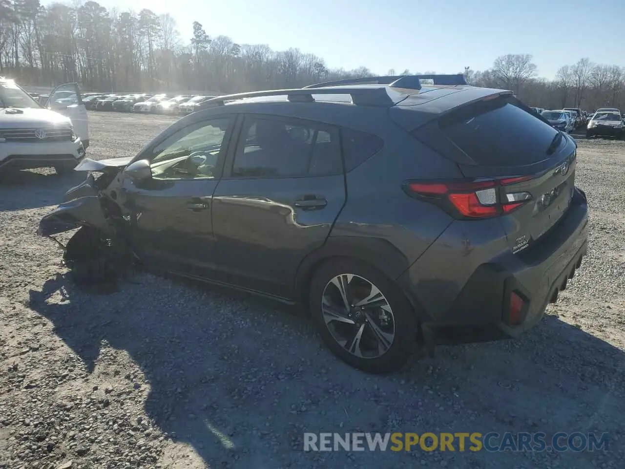2 fotografías del automóvil dañado JF2GUADC7R8862788 SUBARU CROSSTREK 2024