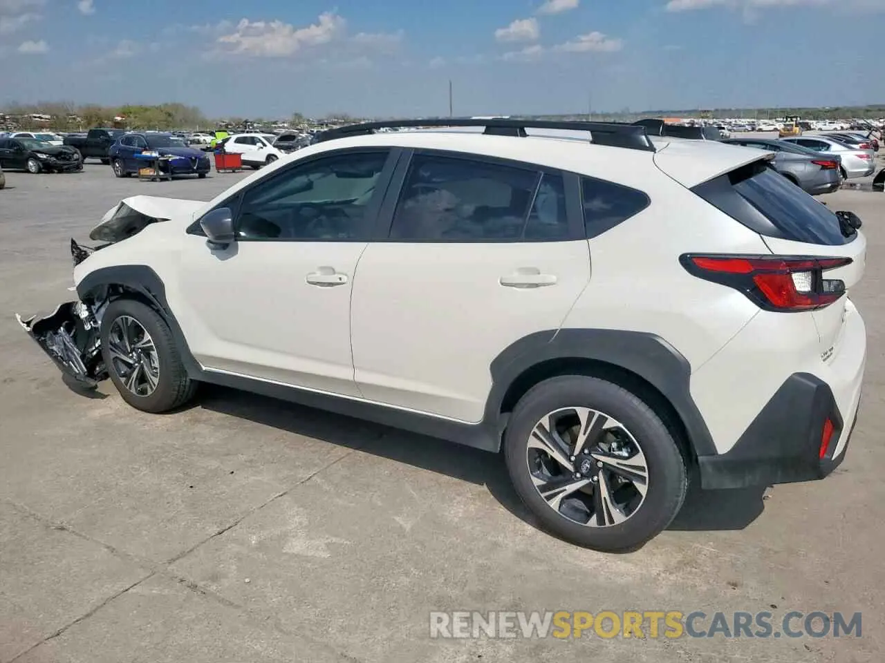 2 fotografías del automóvil dañado JF2GUADC7R8906823 SUBARU CROSSTREK 2024