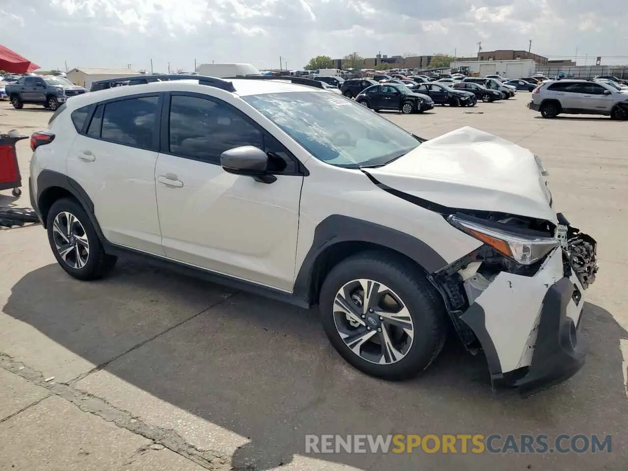 4 fotografías del automóvil dañado JF2GUADC7R8906823 SUBARU CROSSTREK 2024