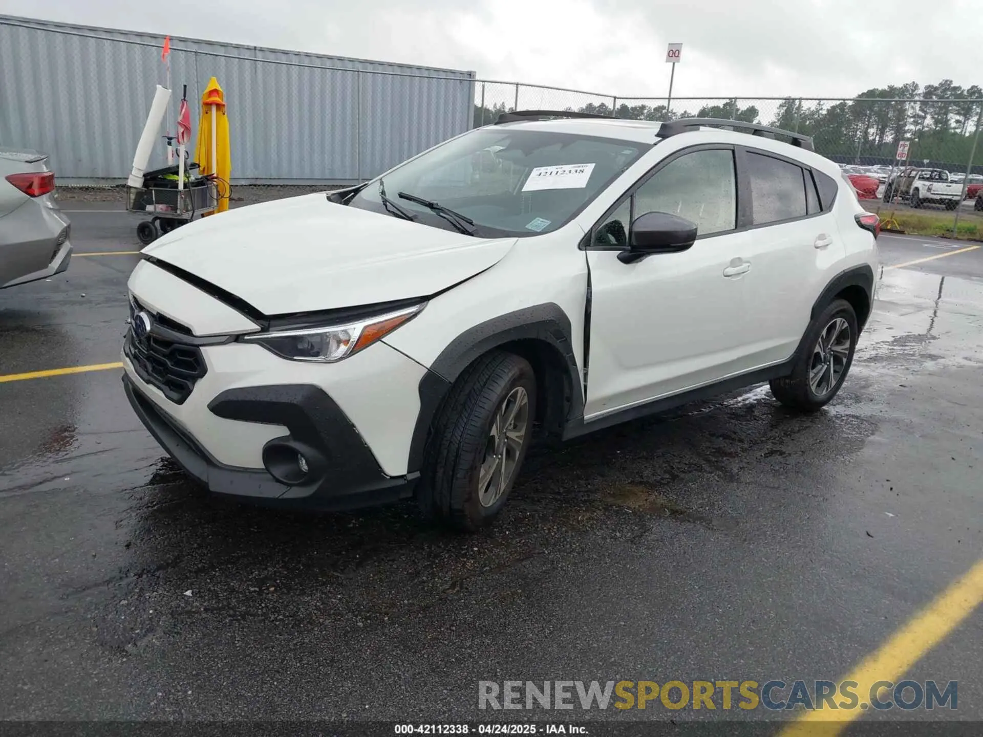 2 fotografías del automóvil dañado JF2GUADC7RH358077 SUBARU CROSSTREK 2024