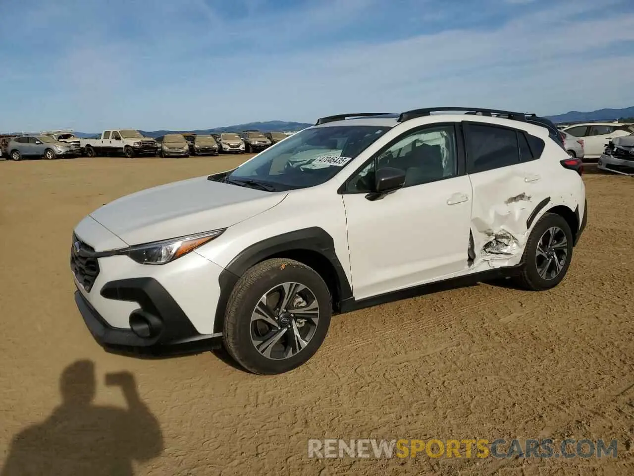 1 fotografías del automóvil dañado JF2GUADC7RH864668 SUBARU CROSSTREK 2024