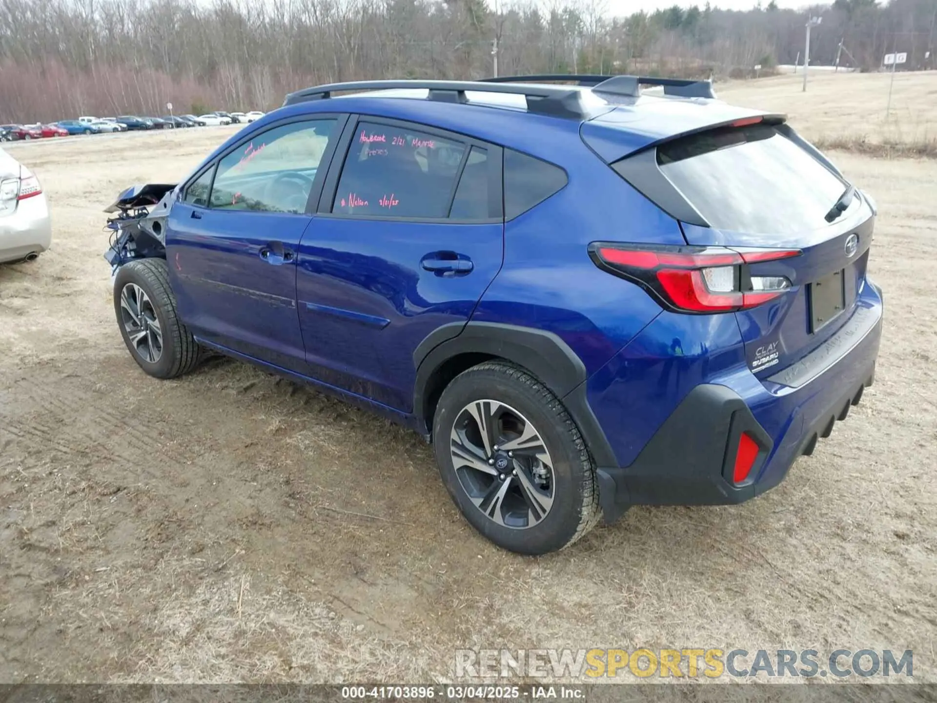3 fotografías del automóvil dañado JF2GUADC7RH874357 SUBARU CROSSTREK 2024