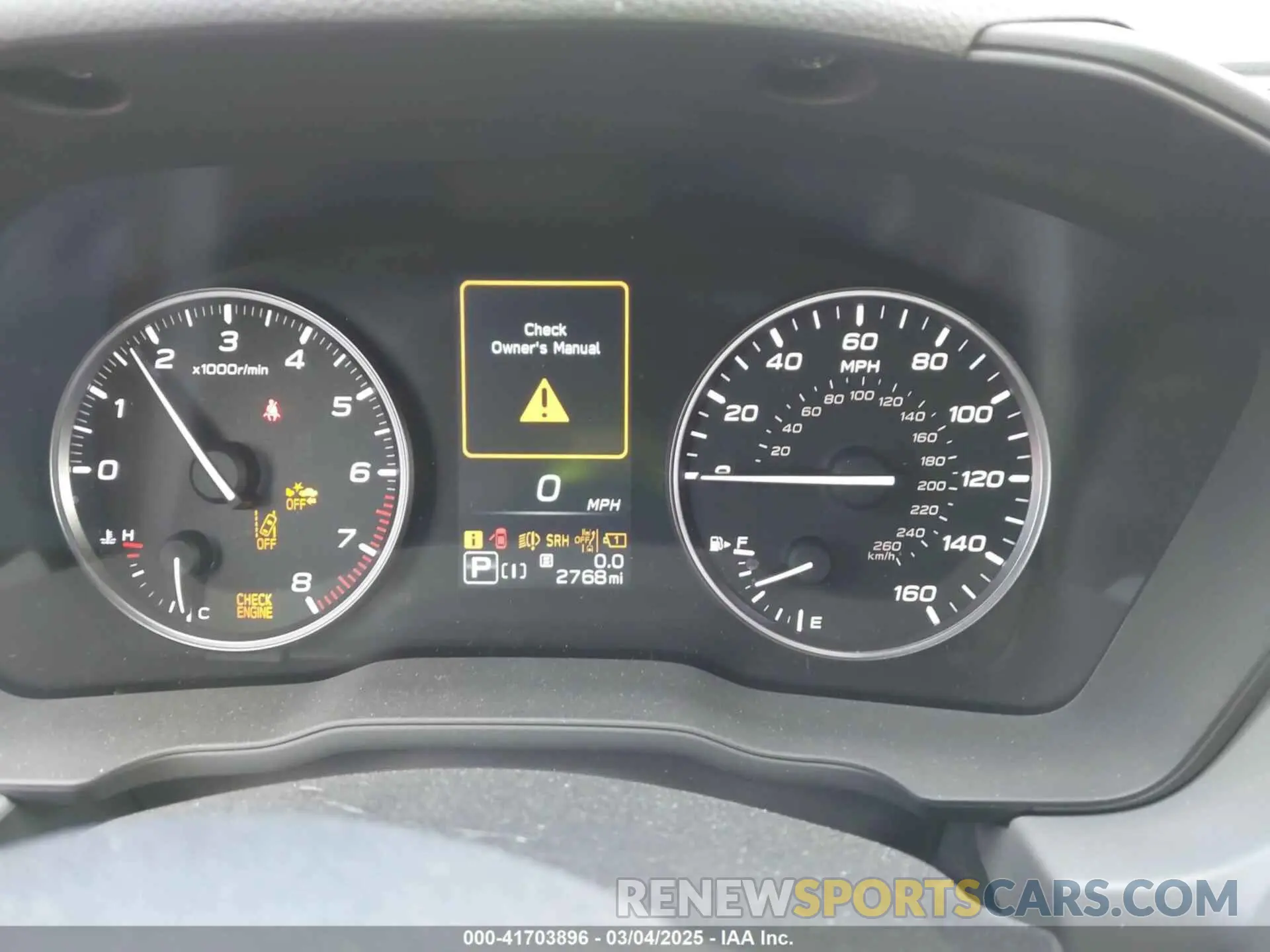 7 fotografías del automóvil dañado JF2GUADC7RH874357 SUBARU CROSSTREK 2024
