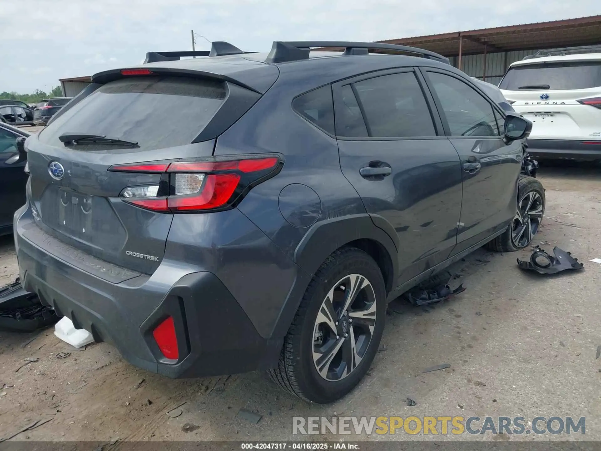 4 fotografías del automóvil dañado JF2GUADC8R8251085 SUBARU CROSSTREK 2024
