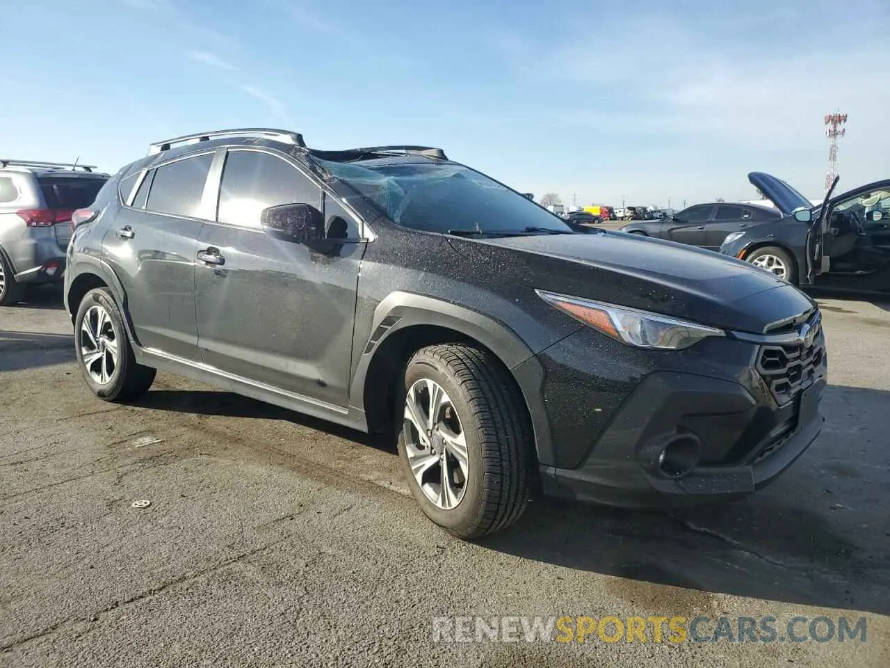 4 fotografías del automóvil dañado JF2GUADC8R8295183 SUBARU CROSSTREK 2024