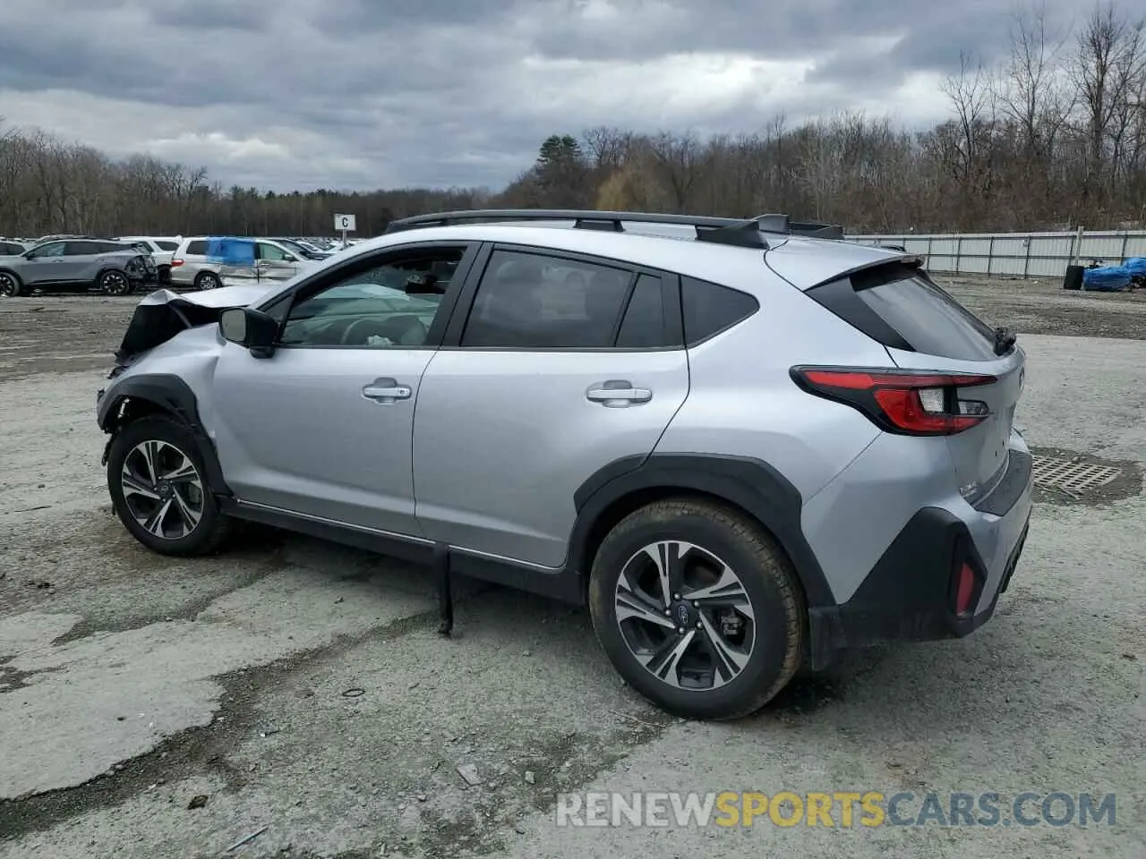 2 fotografías del automóvil dañado JF2GUADC8R8350084 SUBARU CROSSTREK 2024