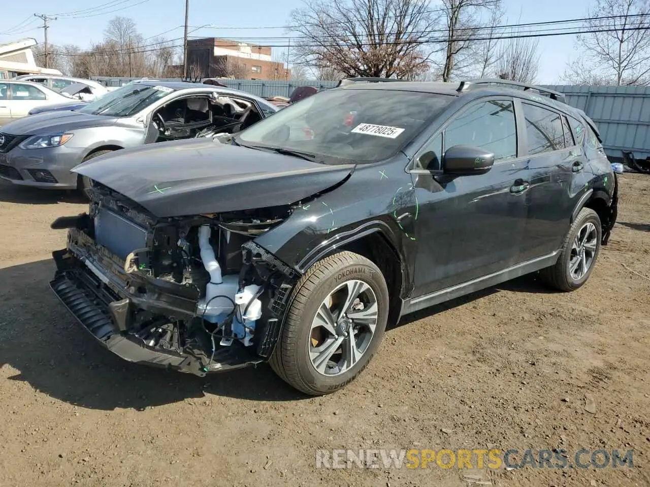 1 fotografías del automóvil dañado JF2GUADC8R8853419 SUBARU CROSSTREK 2024