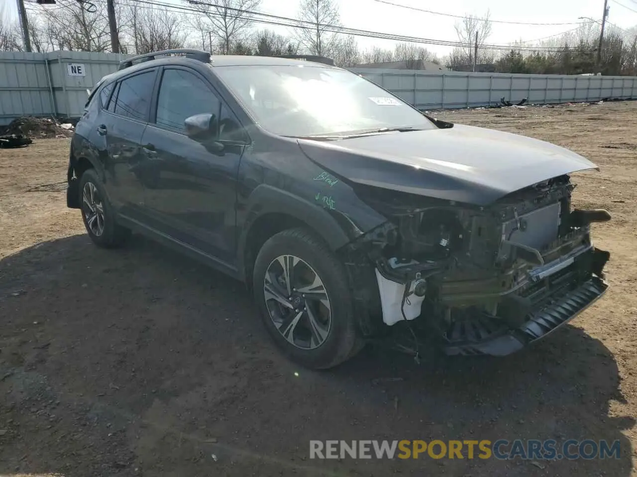 4 fotografías del automóvil dañado JF2GUADC8R8853419 SUBARU CROSSTREK 2024