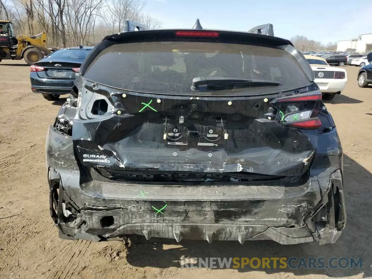 6 fotografías del automóvil dañado JF2GUADC8R8853419 SUBARU CROSSTREK 2024