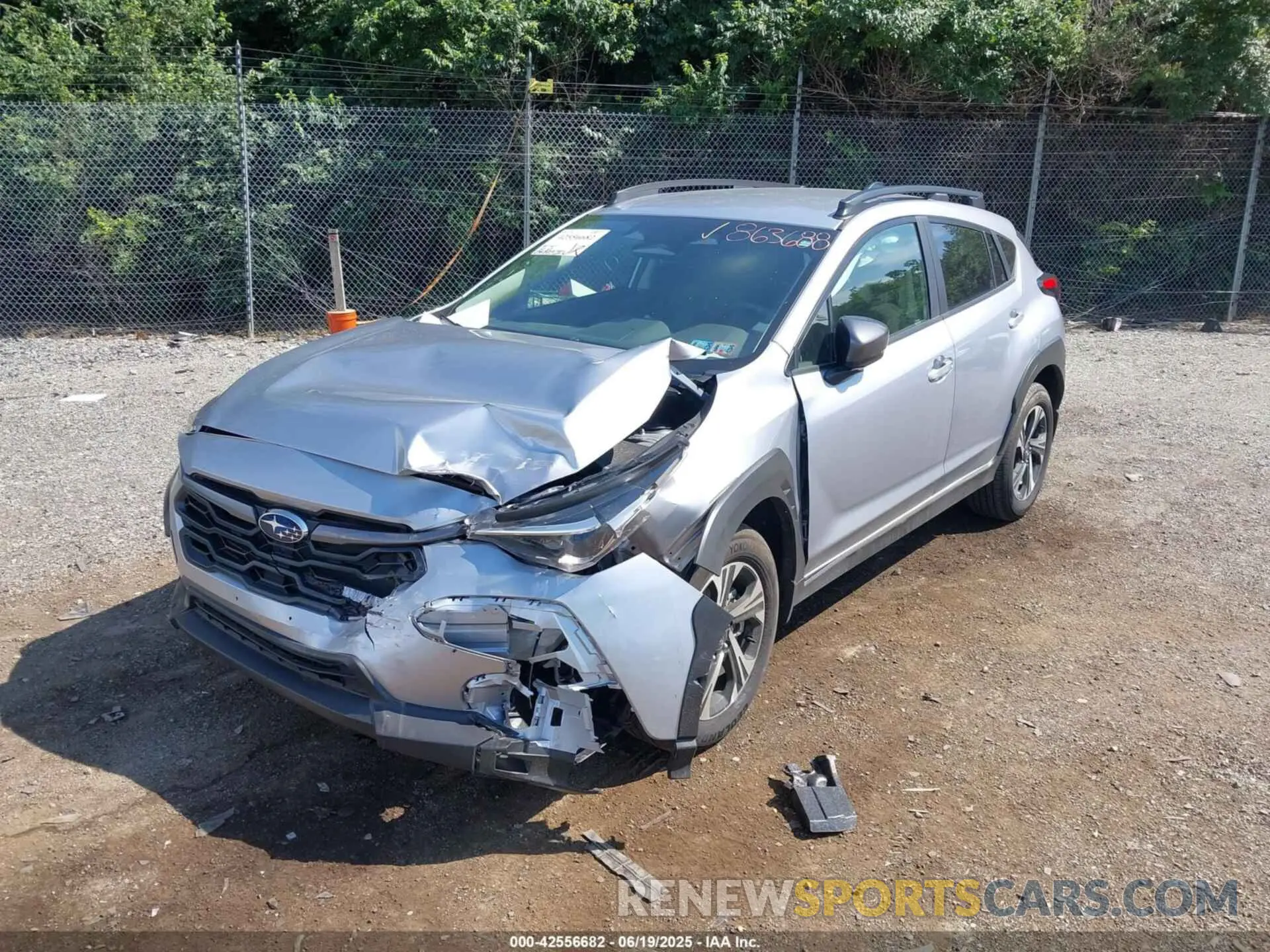 6 fotografías del automóvil dañado JF2GUADC8R8863688 SUBARU CROSSTREK 2024