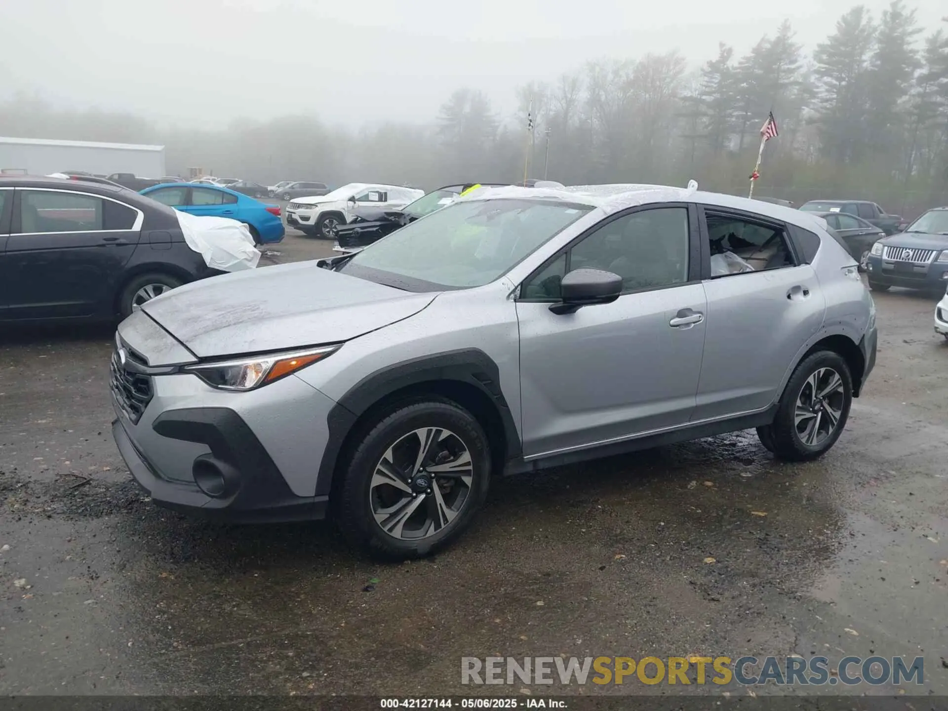 2 fotografías del automóvil dañado JF2GUADC8RH220645 SUBARU CROSSTREK 2024