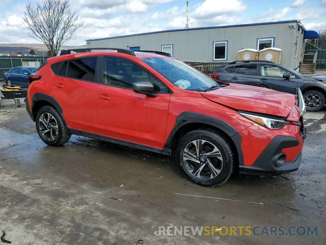 4 fotografías del automóvil dañado JF2GUADC8RH296351 SUBARU CROSSTREK 2024